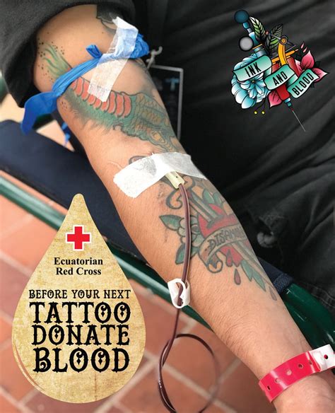 blood donation tattoo